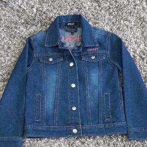 🔥Kids DKNY Classic Blue Jean Jacket Size 6 Girl